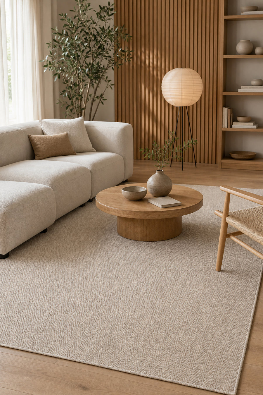 Luna LN05 Beige lifestyle - büyük 6m² salon sahnesi