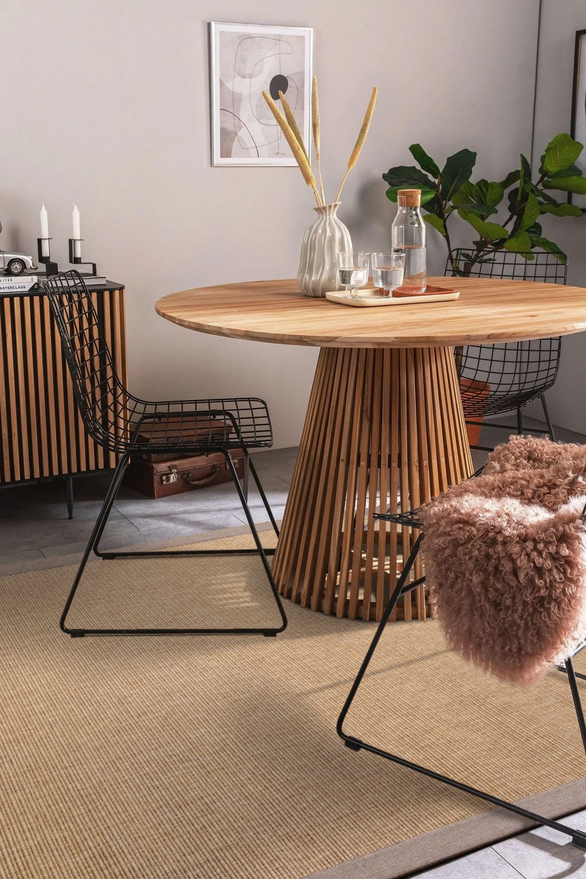 Jutte 01 M-201 Jüt Doğal Jüt Sisal Halı