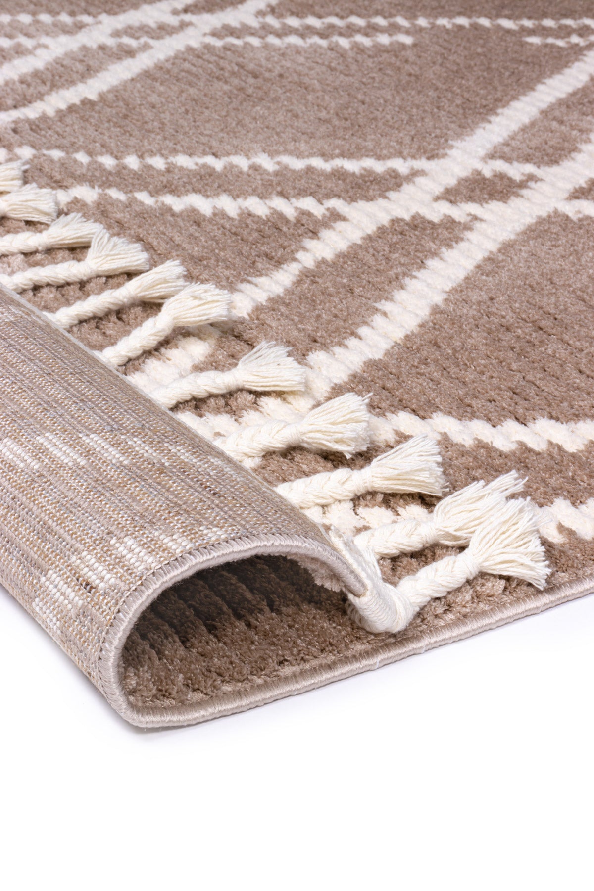 Cool CL 04 Beige İskandinav Peluş Dokulu Makine Halısı