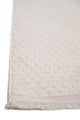 Pita PT01 Cream Plush Textured Scandinavian Living Room Machine Carpet