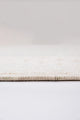Pita PT01 Cream Plush Textured Scandinavian Living Room Machine Carpet
