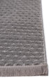 Pita PT02 Grey Plush Textured Scandinavian Living Room Machine Carpet
