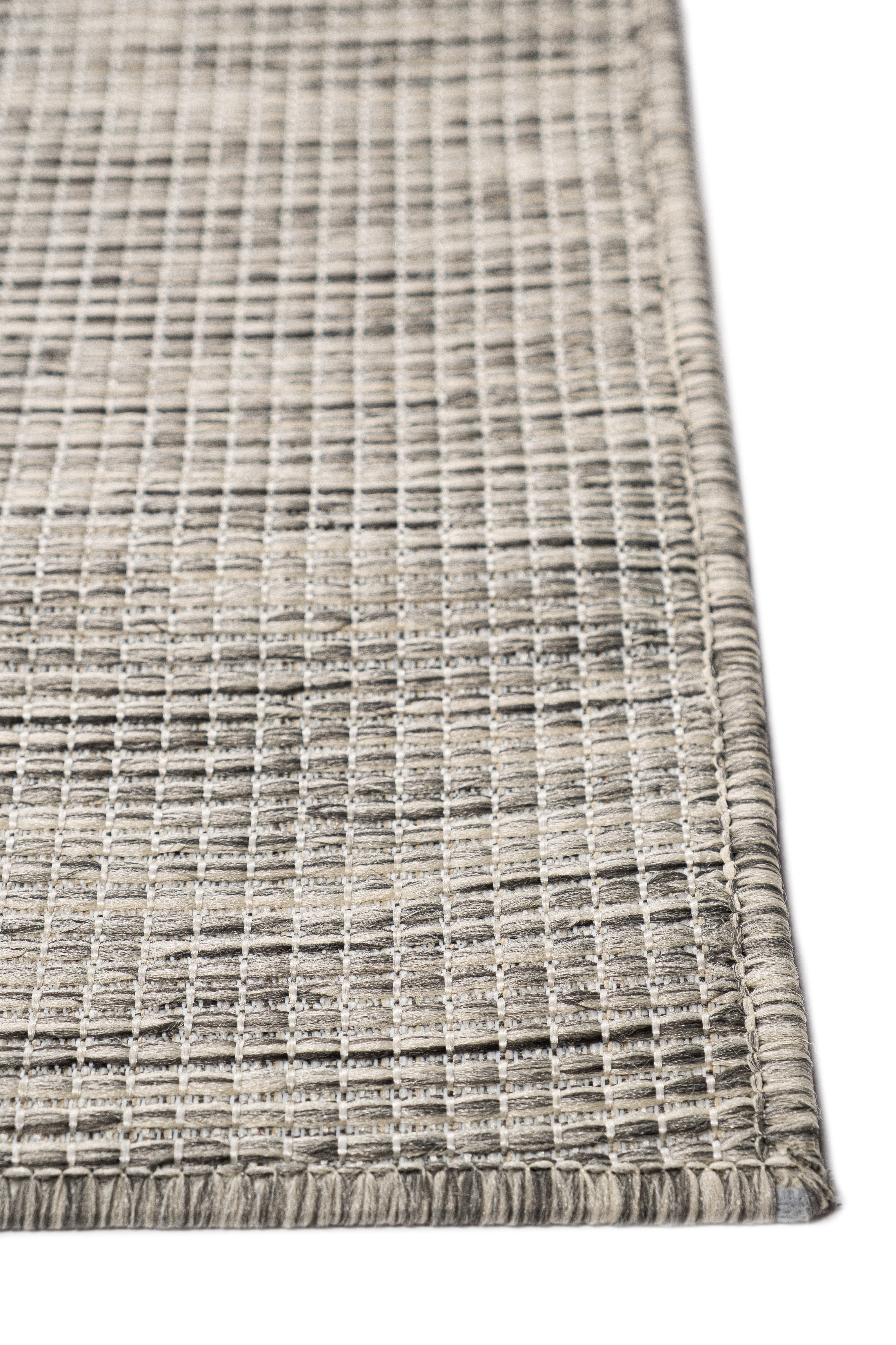 Sisal Color SC04 Silver TPR Kaydırmaz Tabanlı Makinede Yıkanabilir Halı