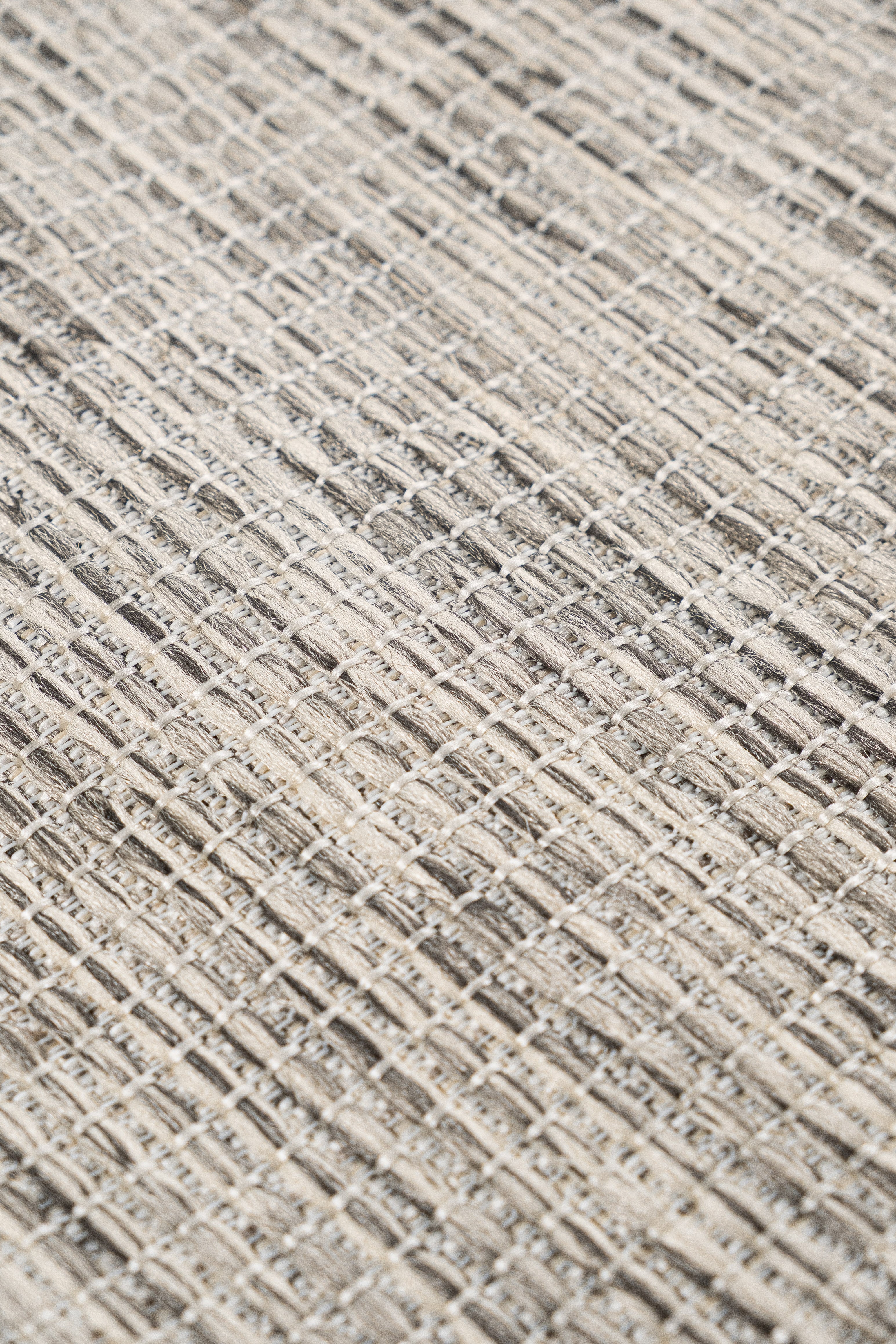 Sisal Color SC04 Silver TPR Kaydırmaz Tabanlı Makinede Yıkanabilir Halı