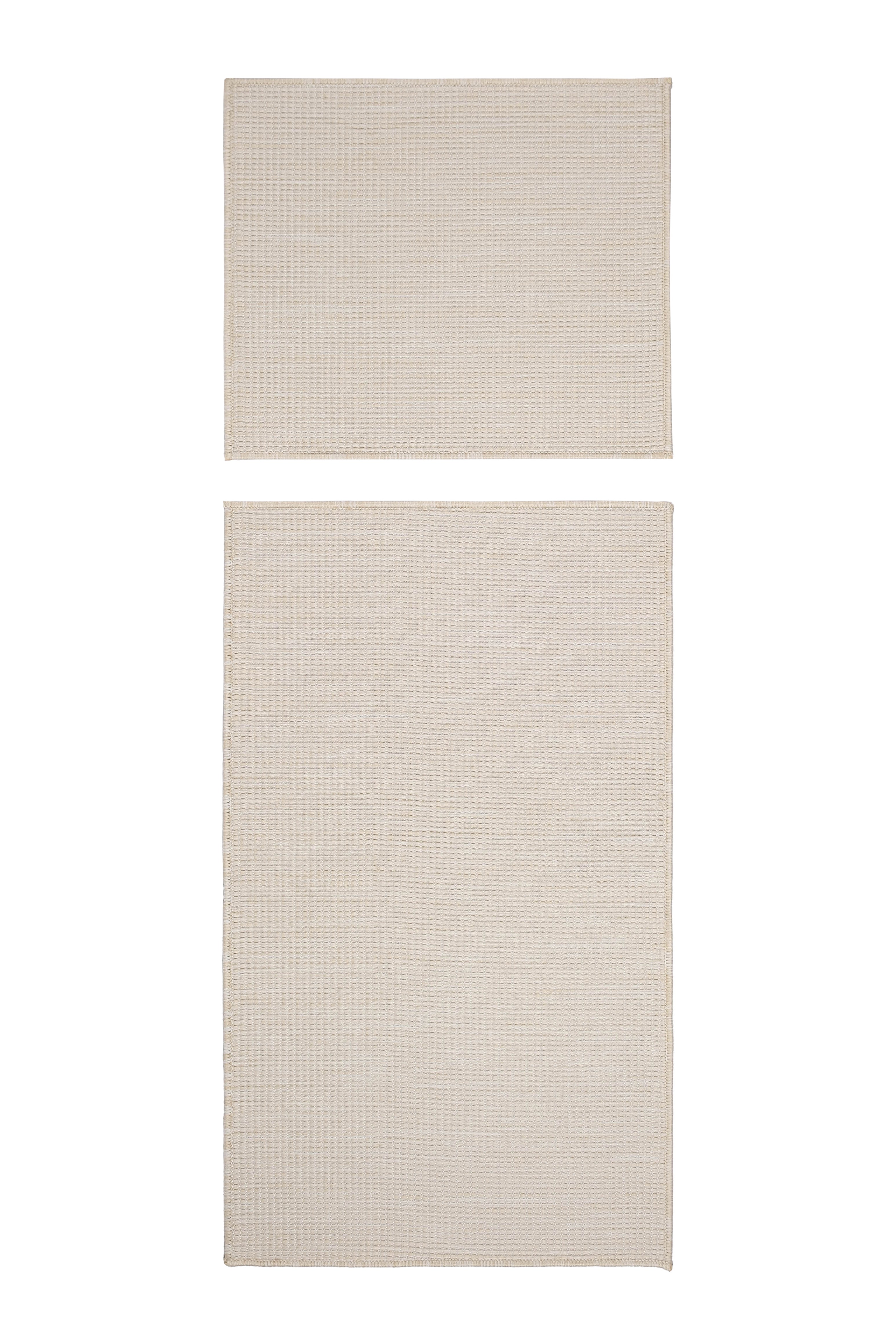 Color Bath 08 Cream Kaydırmaz Tabanlı Makinede Yıkanabilir Banyo Klozet Takımı