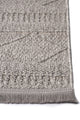 Marie MR01 Grey Makrome Dokumalı Makine Halısı