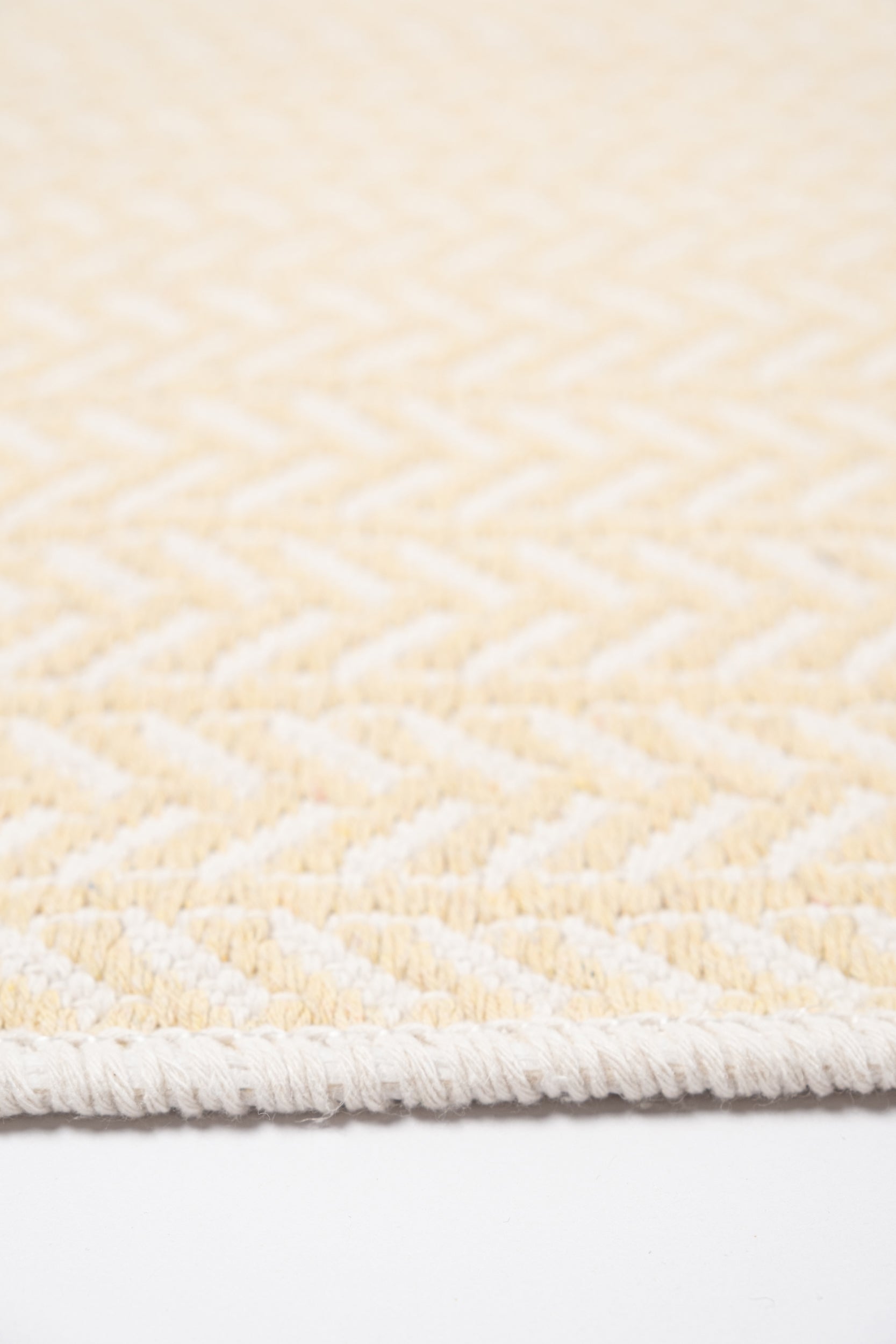 Liva LV04 Krem - %100 Pamuk Çift Taraflı Kilim Paspas