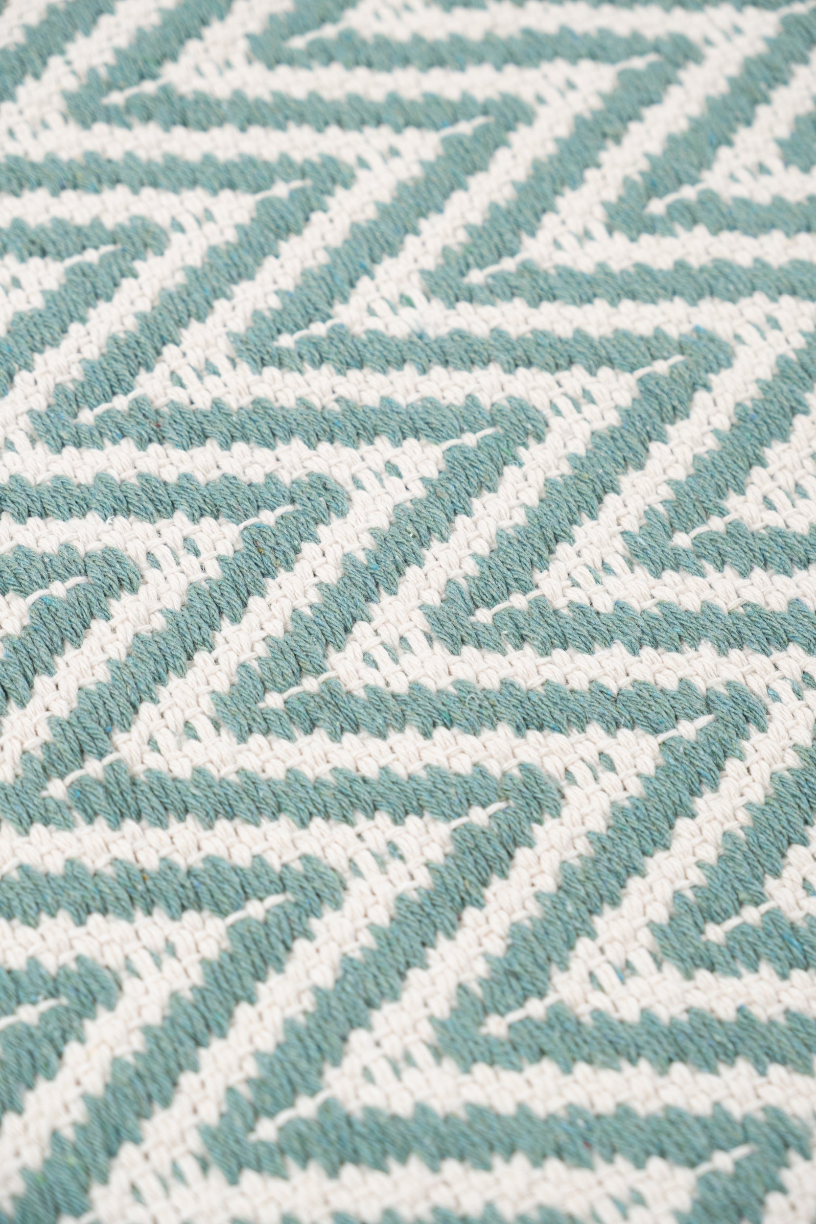 Liva LV01 Mint Yeşili - %100 Pamuk Çift Taraflı Kilim Paspas