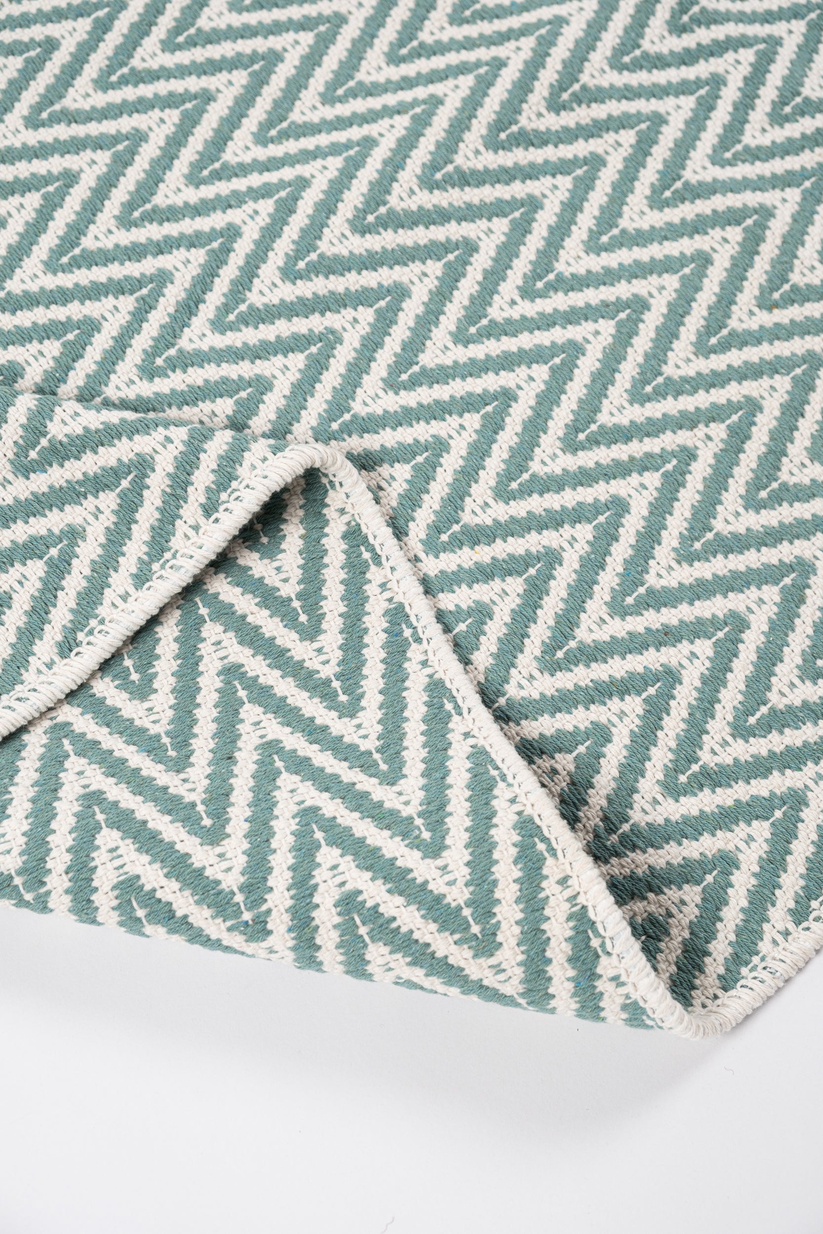 Liva LV01 Mint Yeşili - %100 Pamuk Çift Taraflı Kilim Paspas