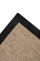 Judy JD03 Sand Cotton Bordure 10 Black Salon Koridor Mutfak Sisal Halı