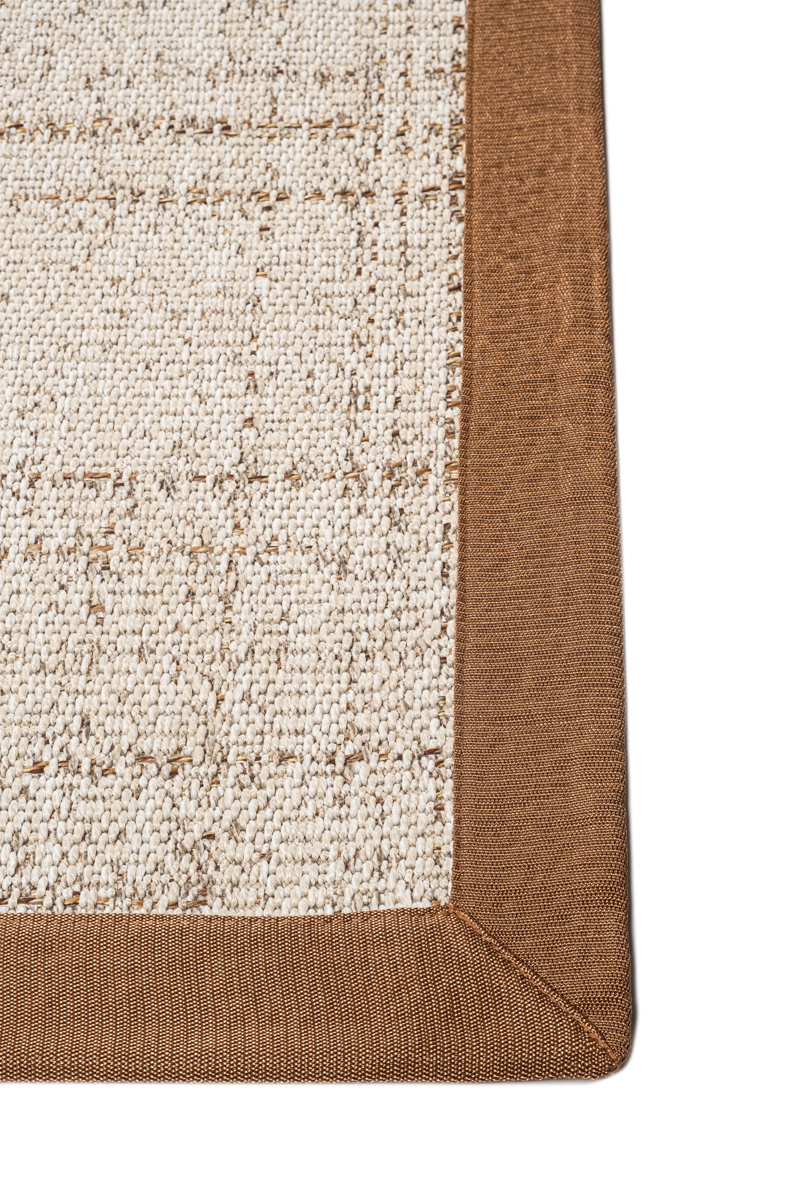 Look LK01 Cream Cotton Bordure 04 Dark Beige Salon Koridor Mutfak Sisal Halı