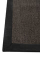 Suit SU04 Anthracite Cotton Bordure 10 Black Salon Koridor Mutfak Sisal Halı