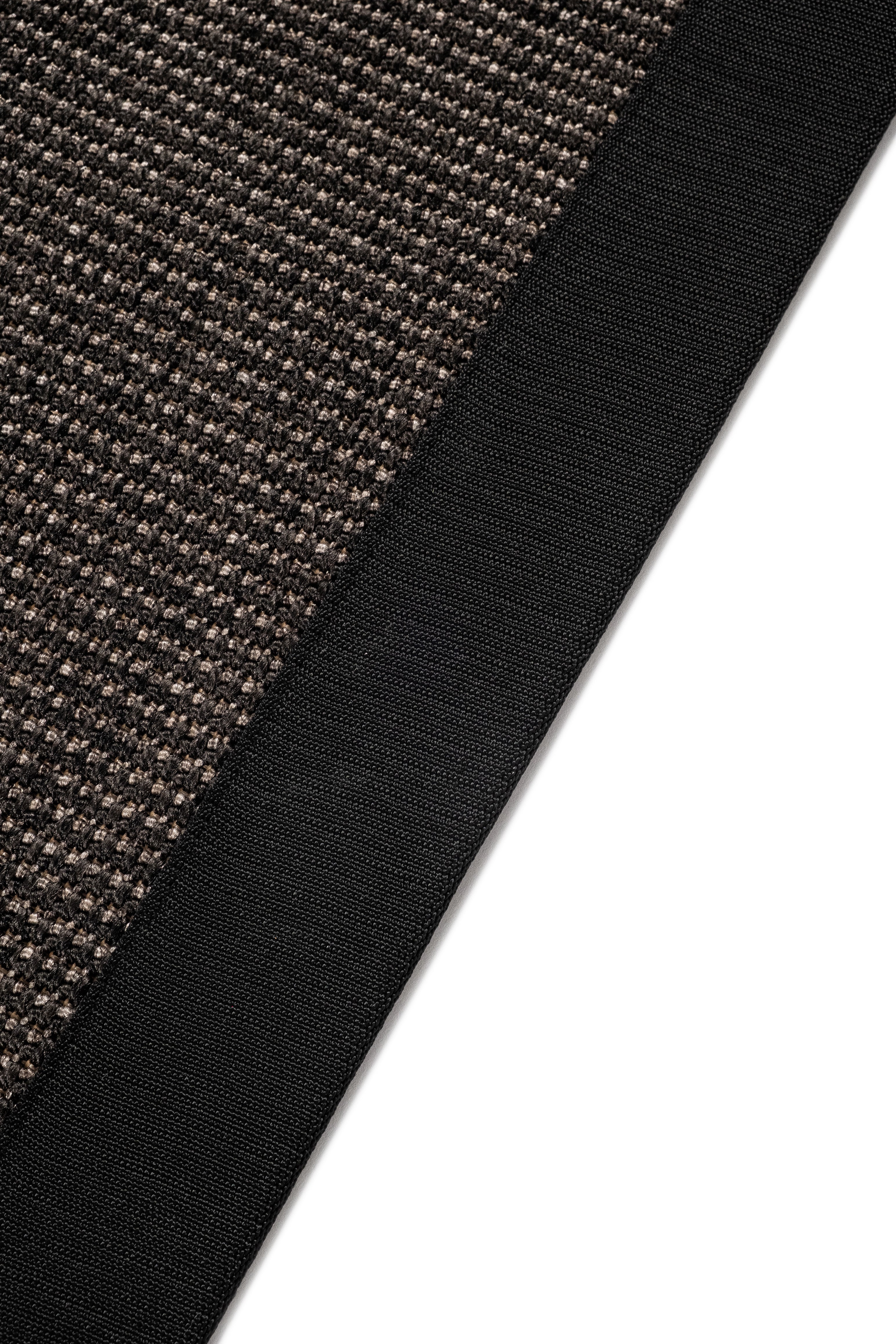 Suit SU04 Anthracite Cotton Bordure 10 Black Salon Koridor Mutfak Sisal Halı