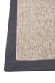 Judy JD02 Natural Cotton Bordure 08 Anthracite Salon Koridor Mutfak Sisal Halı