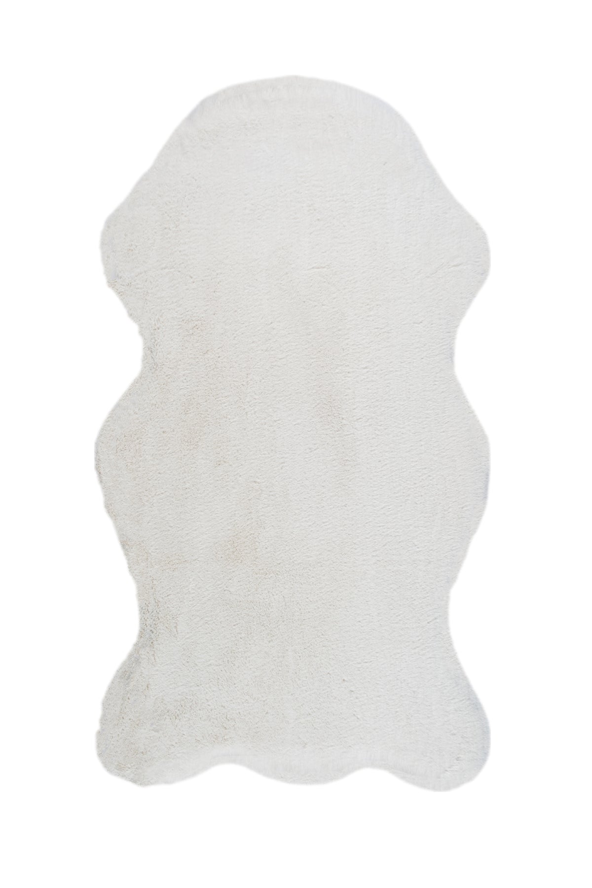 Bunny BN01 White Tavşan Postu Yumuşak Pelüş Halı