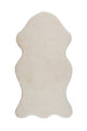 Bunny BN01 Cream Rabbit Fur Soft Plush Rug