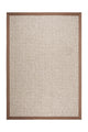 Judy JD01 Cream Cotton Bordure 05 Light Brown Salon Koridor Mutfak Sisal Halı