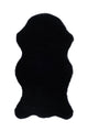 Bunny BN01 Black Tavşan Postu Yumuşak Pelüş Halı