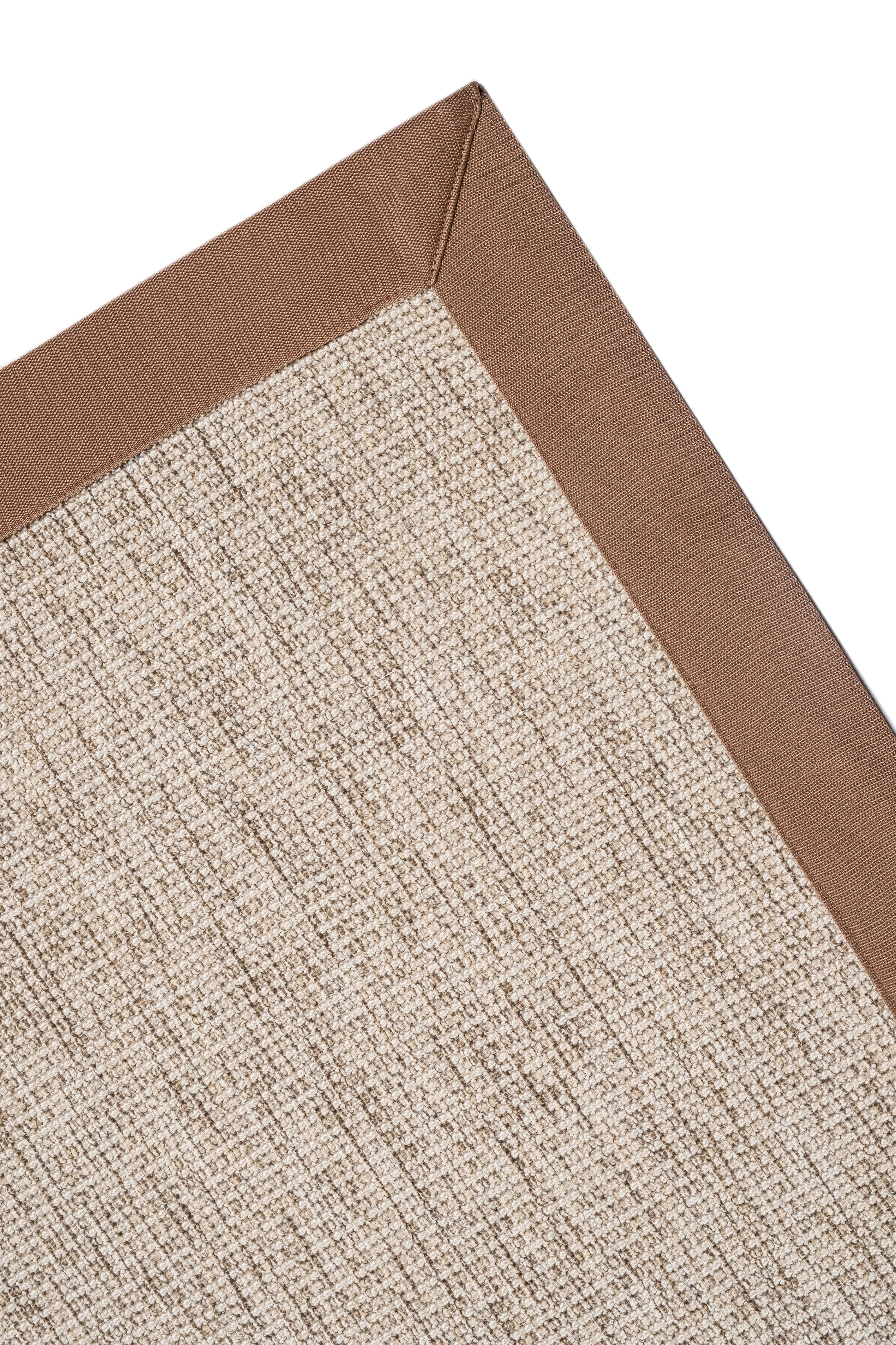 Judy JD01 Cream Cotton Bordure 05 Light Brown Salon Koridor Mutfak Sisal Halı