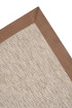 Judy JD01 Cream Cotton Bordure 05 Light Brown Salon Koridor Mutfak Sisal Halı