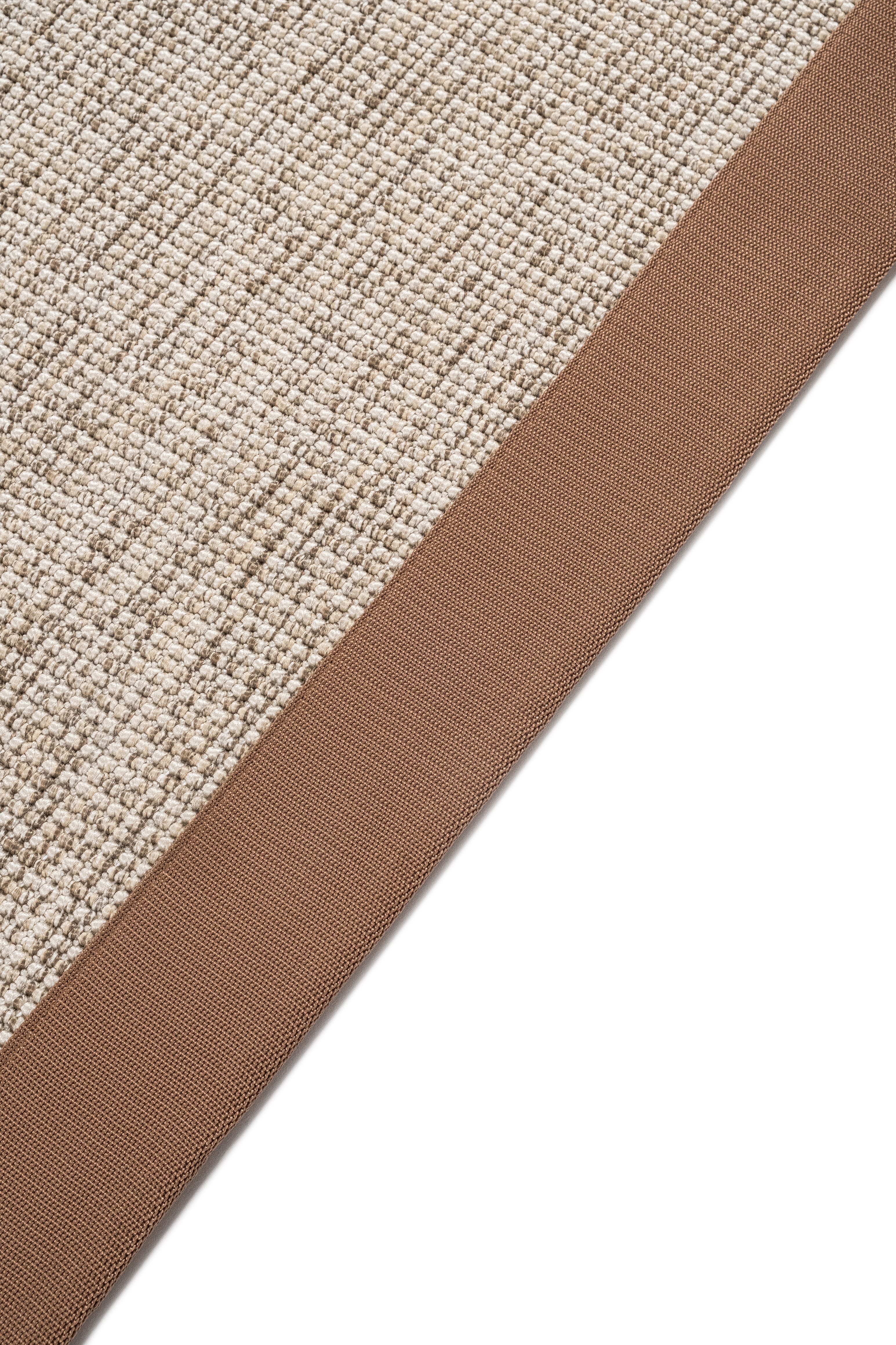 Judy JD01 Cream Cotton Bordure 05 Light Brown Salon Koridor Mutfak Sisal Halı