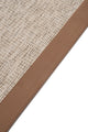 Judy JD01 Cream Cotton Bordure 05 Light Brown Salon Koridor Mutfak Sisal Halı