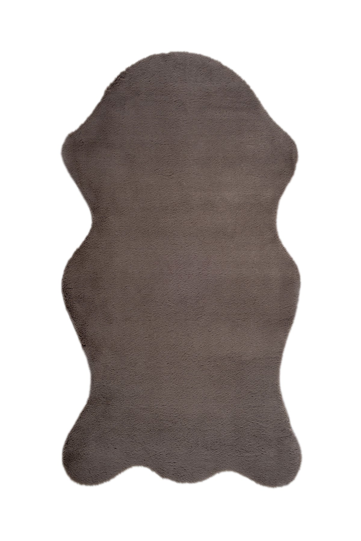 Bunny BN01 Anthracite Tavşan Postu Yumuşak Pelüş Halı