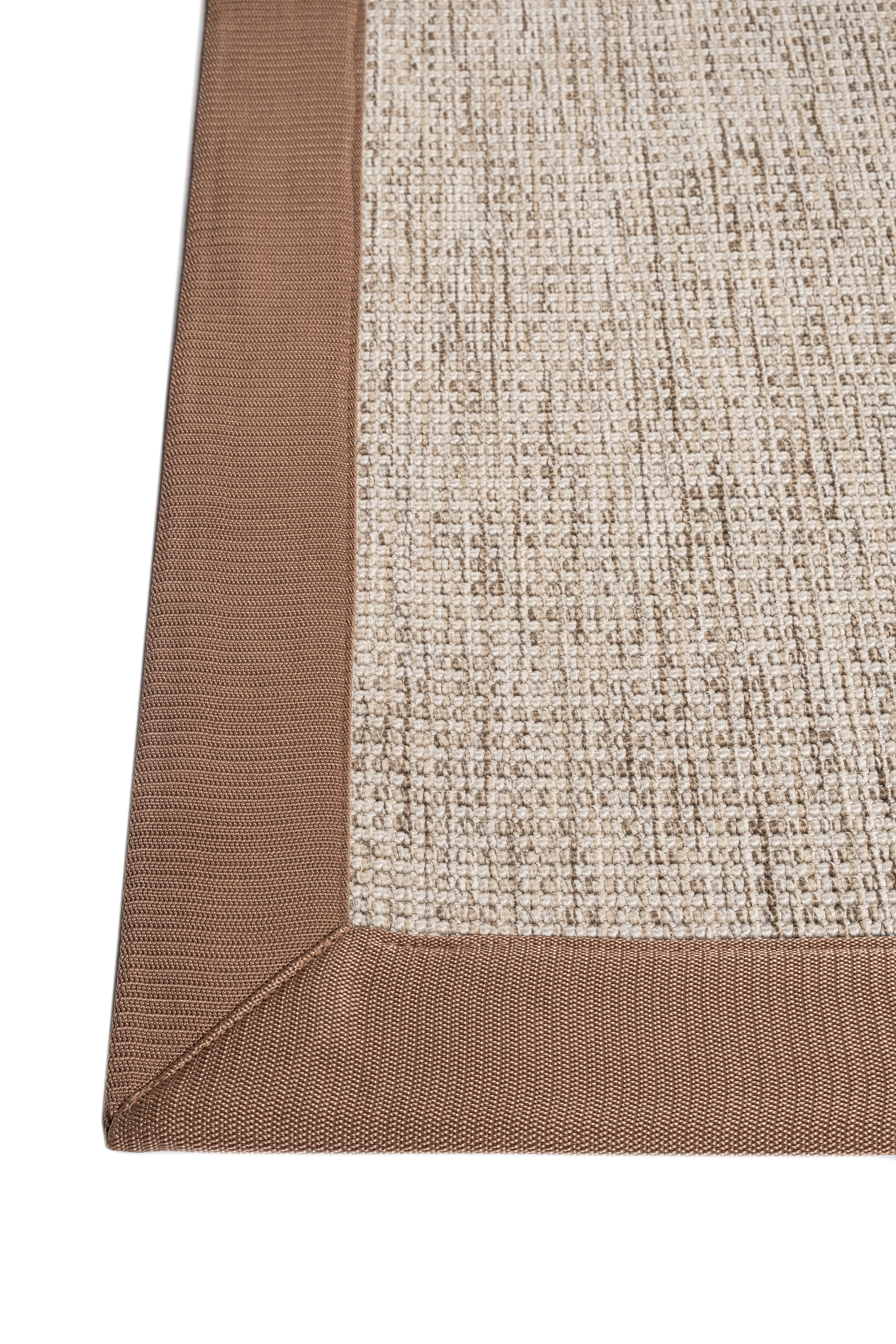 Judy JD01 Cream Cotton Bordure 05 Light Brown Salon Koridor Mutfak Sisal Halı