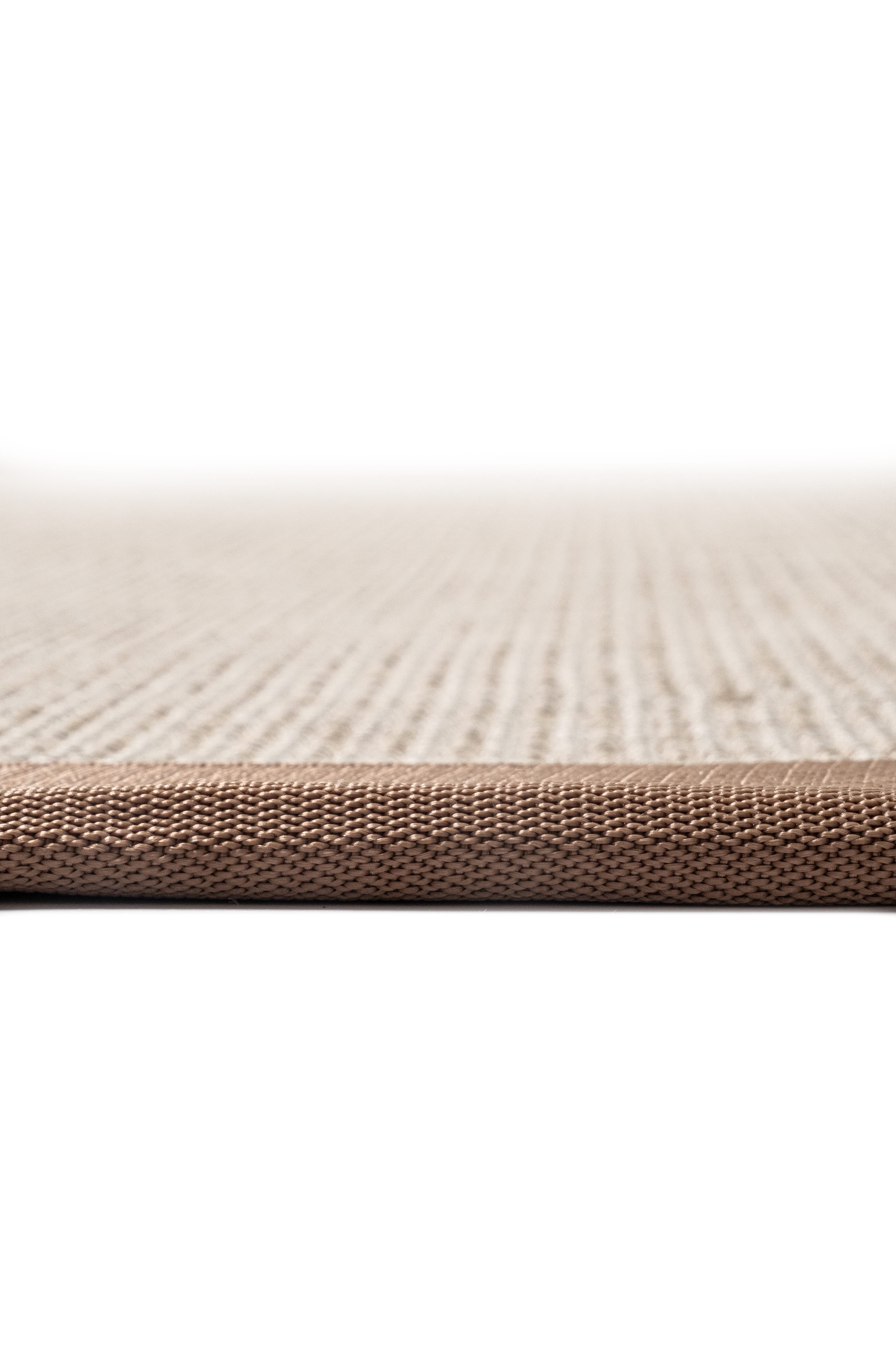 Judy JD01 Cream Cotton Bordure 05 Light Brown Salon Koridor Mutfak Sisal Halı