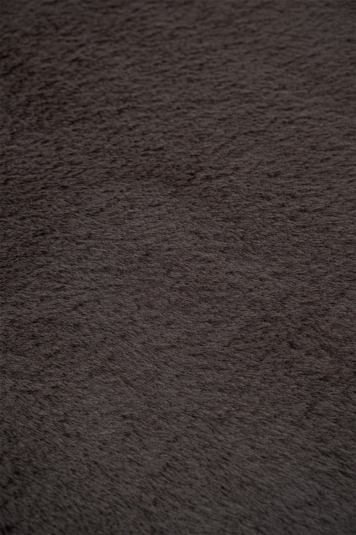 Bunny BN01 Anthracite Tavşan Postu Yumuşak Pelüş Halı