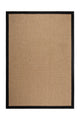 Suit SU03 Jut Cotton Bordure 10 Black Salon Koridor Mutfak Sisal Halı