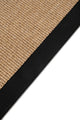 Suit SU03 Jut Cotton Bordure 10 Black Salon Koridor Mutfak Sisal Halı