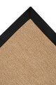 Suit SU03 Jut Cotton Bordure 10 Black Salon Koridor Mutfak Sisal Halı