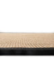 Suit SU03 Jut Cotton Bordure 10 Black Salon Koridor Mutfak Sisal Halı