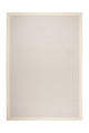 Suit SU01 Cream Cotton Bordure 01 White Salon Koridor Mutfak Sisal Halı