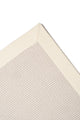 Suit SU01 Cream Cotton Bordure 01 White Salon Koridor Mutfak Sisal Halı