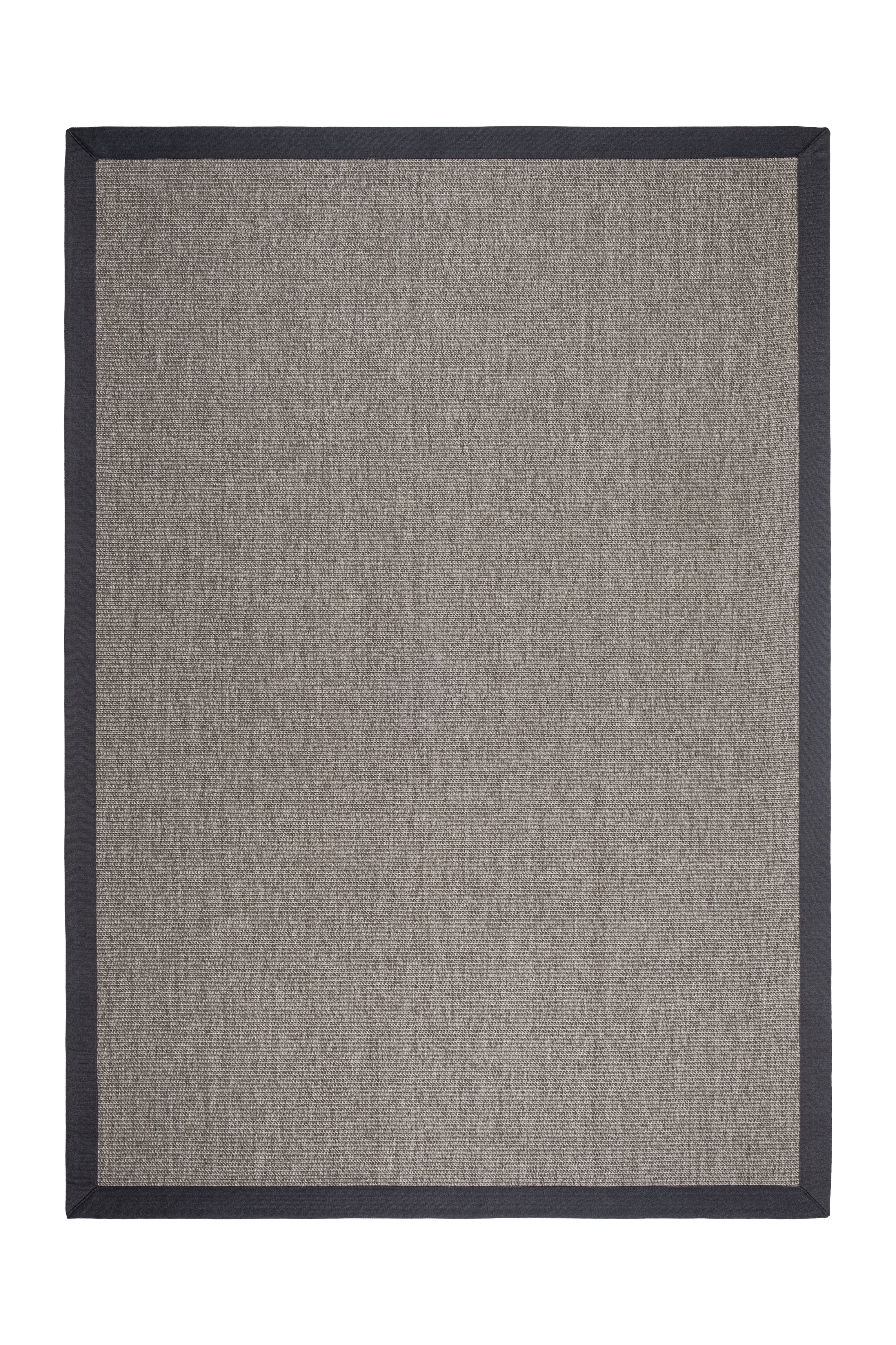 Suit SU02 Grey Cotton Bordure 08 Anthracite Salon Koridor Mutfak Sisal Halı