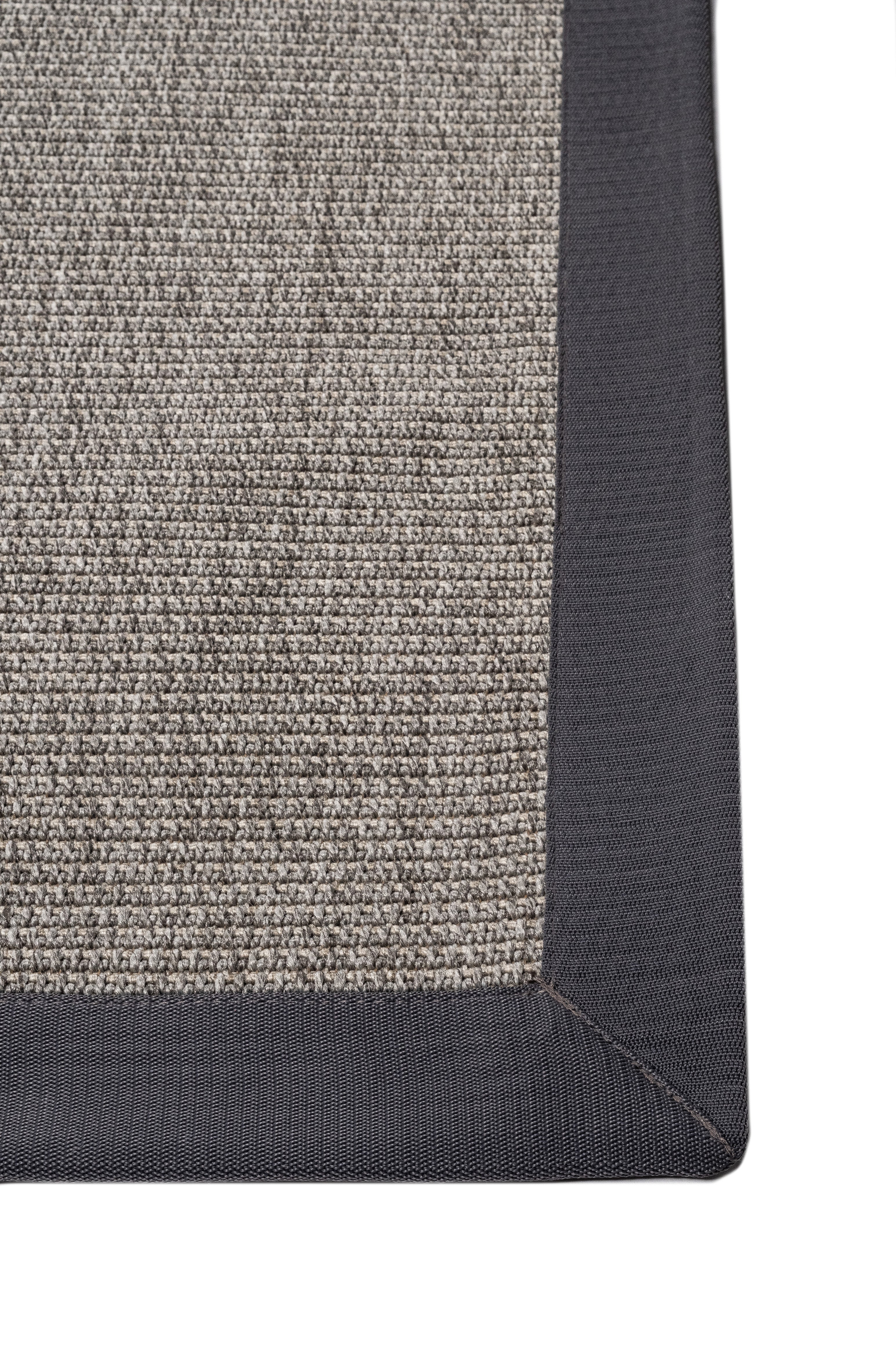 Suit SU02 Grey Cotton Bordure 08 Anthracite Salon Koridor Mutfak Sisal Halı
