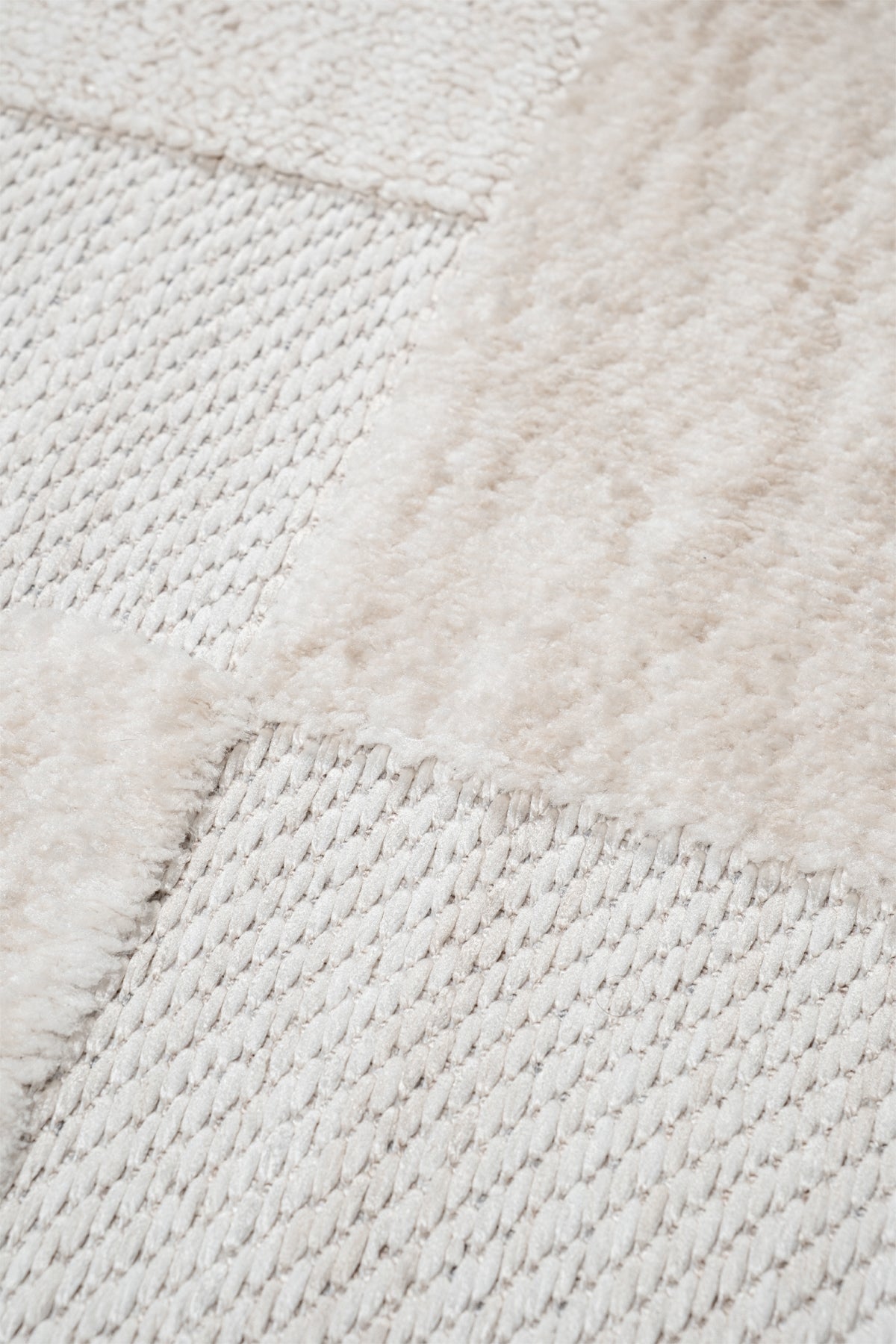 Orion OR01 Cream Modern Living Room Carpet