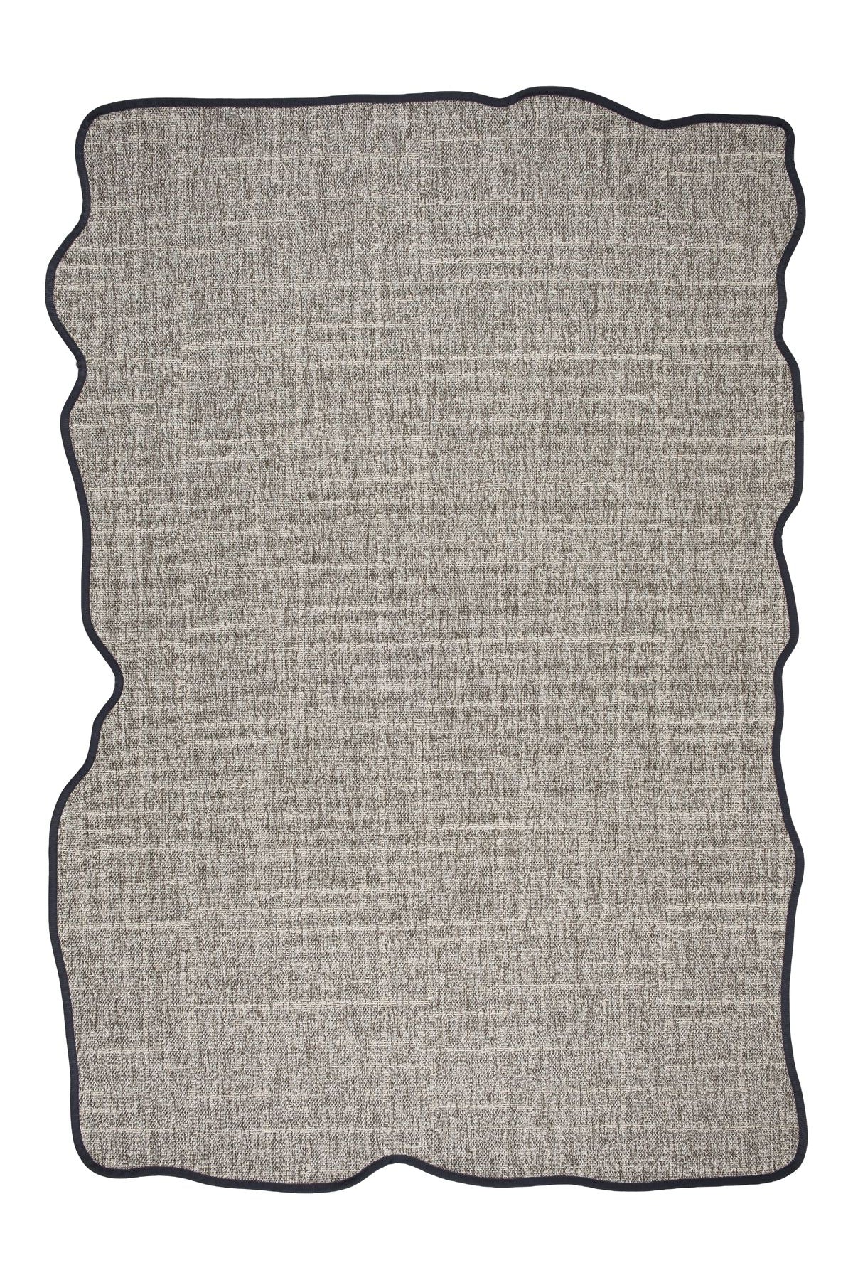 Canvas 4 Look LK02 Grey Cotton Bordure 10 Black Amorf Sisal Halı