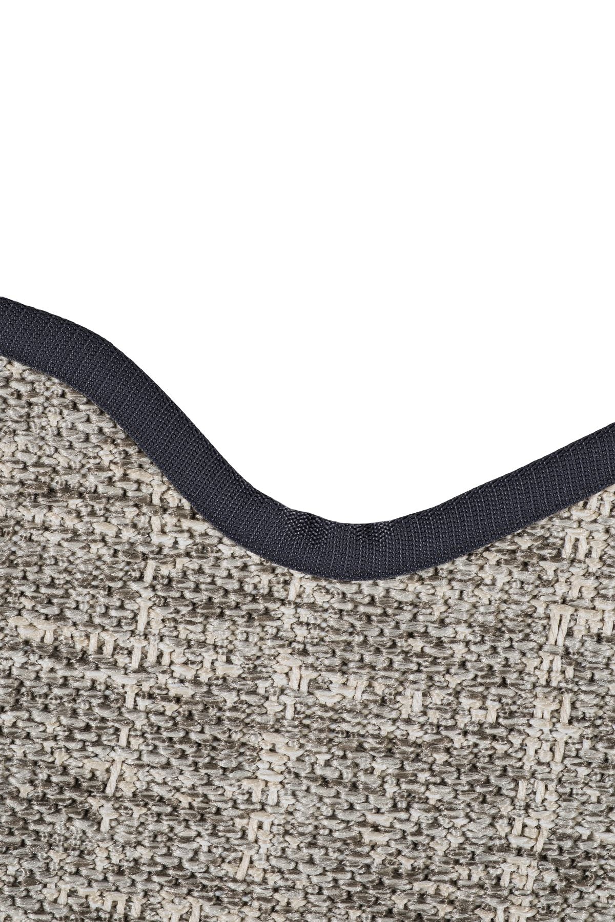 Canvas 4 Look LK02 Grey Cotton Bordure 10 Black Amorf Sisal Halı