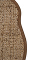 Canvas 1 Look LK03 Jut Cotton Bordure 04 Dark Beige Amorf Sisal Halı
