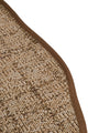 Canvas 1 Look LK03 Jut Cotton Bordure 04 Dark Beige Amorf Sisal Halı