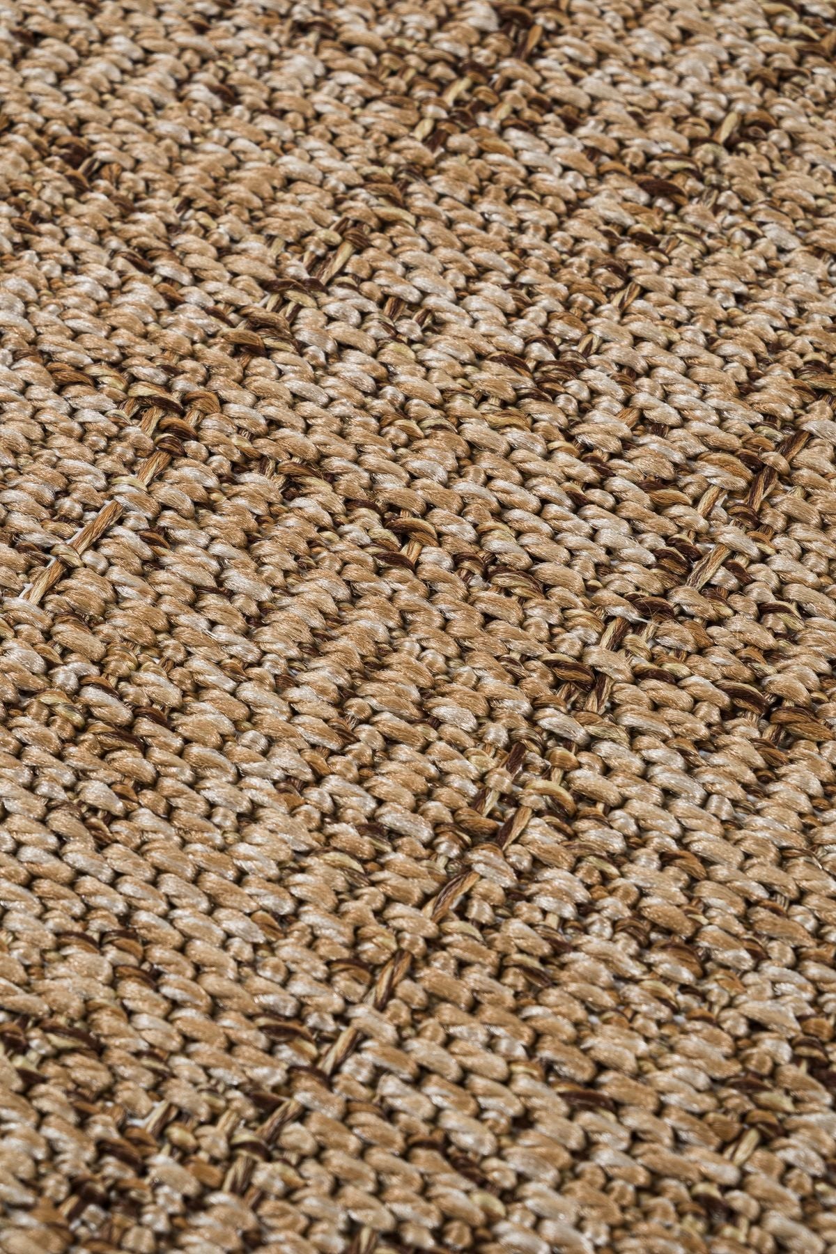 Canvas 1 Look LK03 Jut Cotton Bordure 04 Dark Beige Amorf Sisal Halı