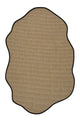 Canvas 2 Suit SU03 Jut Cotton Bordure 10 Black Amorf Sisal Halı