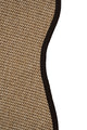 Canvas 2 Suit SU03 Jut Cotton Bordure 10 Black Amorf Sisal Halı