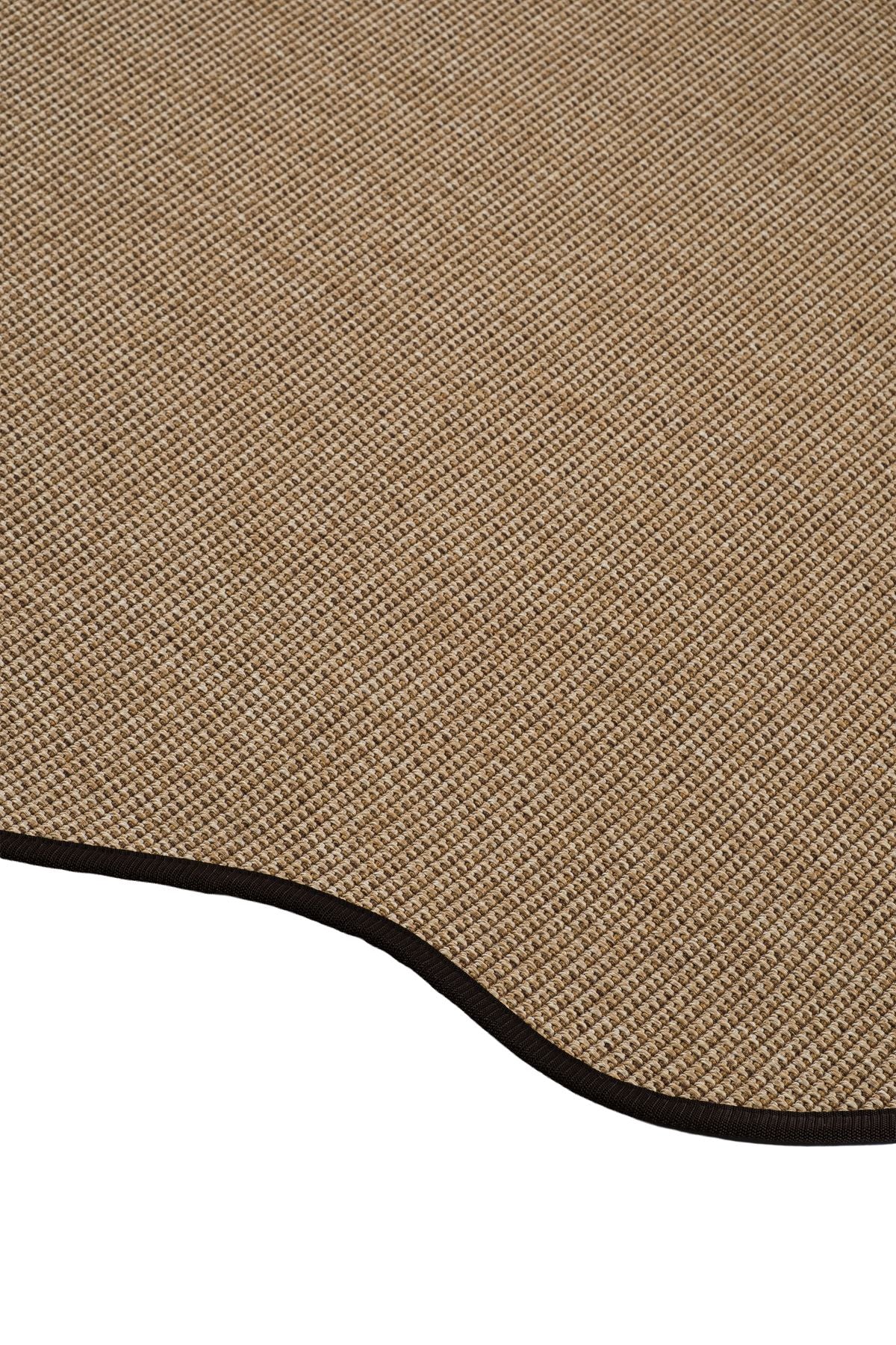 Canvas 2 Suit SU03 Jut Cotton Bordure 10 Black Amorf Sisal Halı