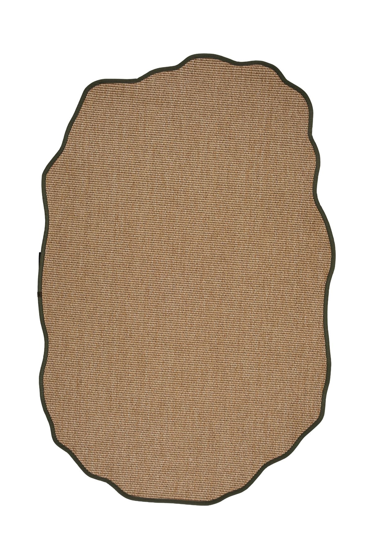 Canvas 1 Suit SU03 Jut Cotton Bordure 03 Green Amorf Sisal Halı