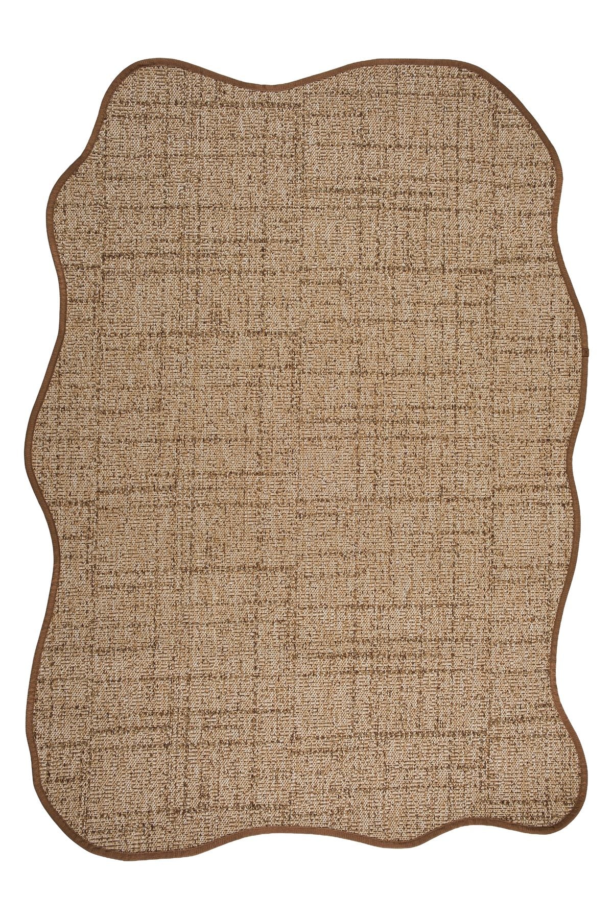 Canvas 4 Look LK03 Jut Cotton Bordure 04 Dark Beige Amorf Sisal Halı