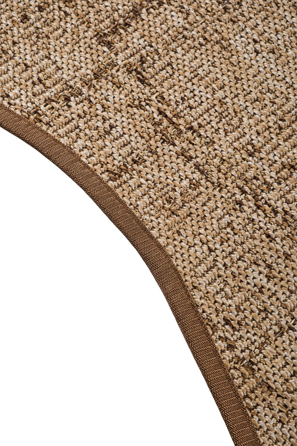Canvas 4 Look LK03 Jut Cotton Bordure 04 Dark Beige Amorf Sisal Halı